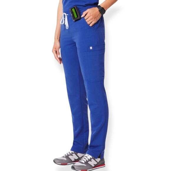 FIGS women's 1648 Winning Blue Yola Skinny Straight Leg scrub pants SZ XXS - Picture 2 of 13